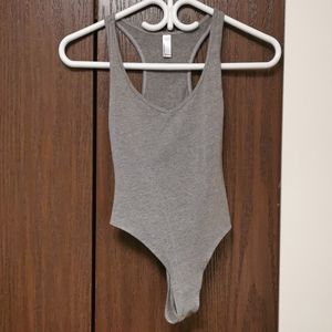 Tank bodysuit with thong back
